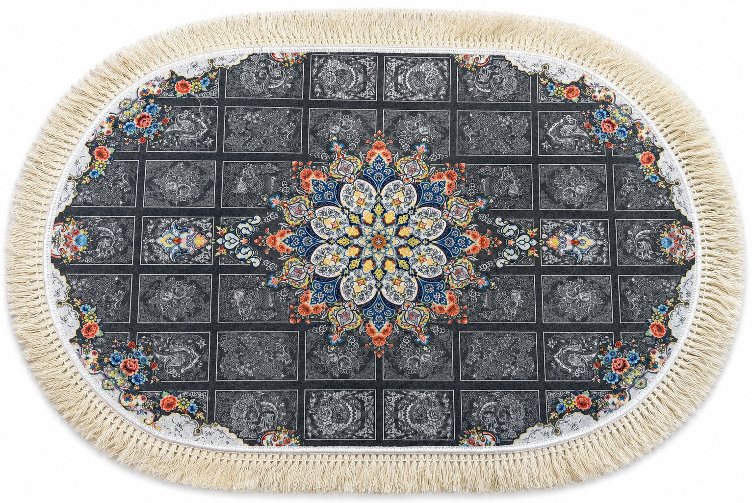 پادری چاپی با زیره استوپر کد 01 - سایز 50 * 80