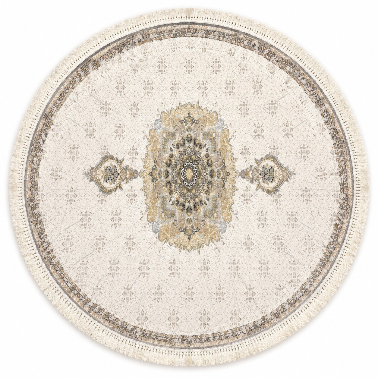فرش گرد زیره استوپر قُطر 80 - کد 02